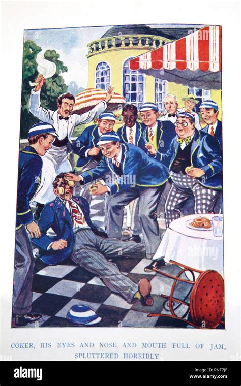 Illustration In Old Book Billy Bunters Beanfest Stock Photo Alamy