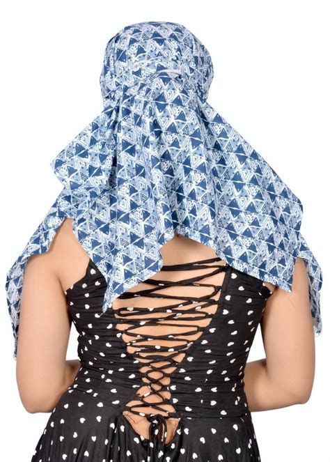 DEPNYRA Number Of Layers Scarf Face Cover Mask Cum Head Wear Pure Cotton Printed At Rs In