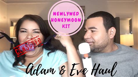 Newlywed Honeymoon Kit Adam And Eve Sex Toy Haul For Couples Youtube