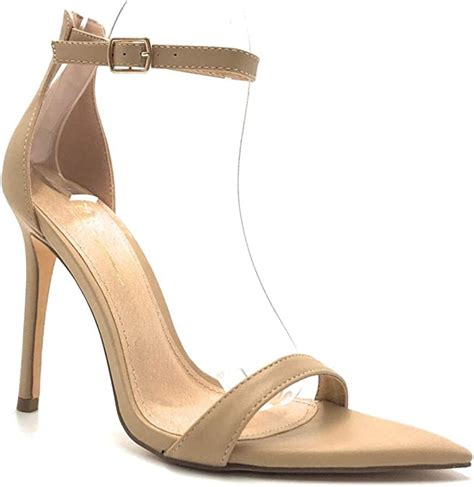 Amazon Olivia Jaymes High Heel Pointed Toe Stiletto Adjustable