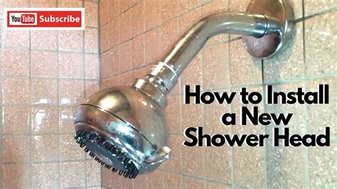 installing a new shower head mycoffeepot