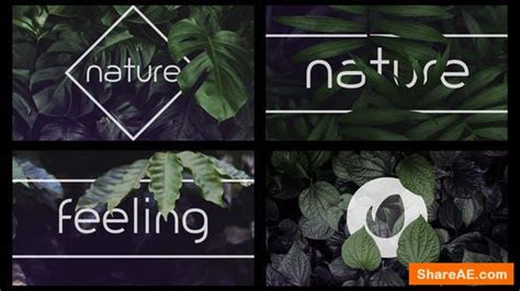 Videohive Nature Logo Intro » ItShareMe.com