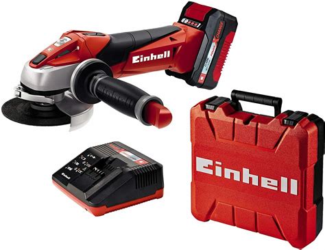 125 mm für anspruchsvolle, professionelle anwendungen. Einhell Akku-Winkelschleifer TE-AG 18/115 Li Kit (1x3,0Ah ...