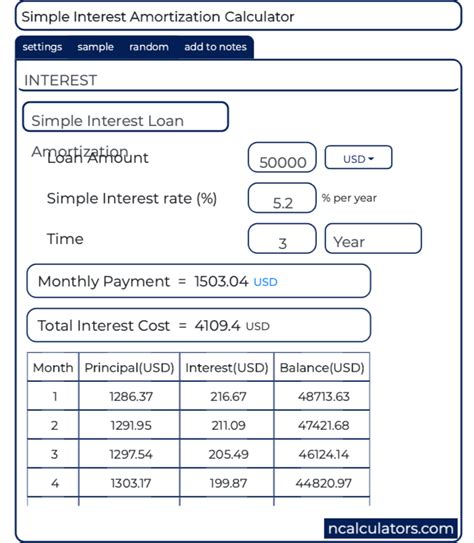 Car Loan Emi Calculator On Simple Interest - Tips Loan CTKs