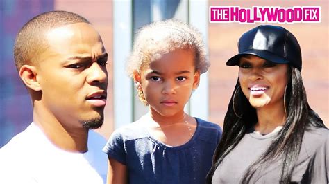 Bow Wow And Joie Chavis Meet Up To Exchange Their Daughter Shai Moss At