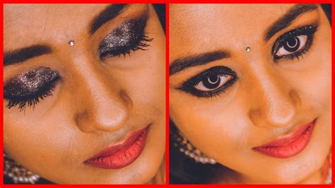 Today's video is about how to highlight and contour for beginners and how to achieve an everyday no makeup look. Black glitter smokey eye makeup tutorial for dusky skin ...