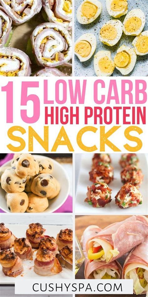 15 Low Carb High Protein Snack Ideas High Protein Low Carb Snacks