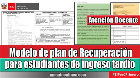 Modelo COMPLETO Plan de recuperación para alumnos de entrada