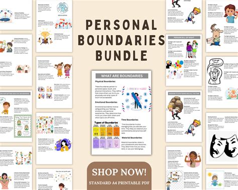 Personal Boundary Worksheets Therapy Worksheets Personal Space Couples Therapy Psychologist