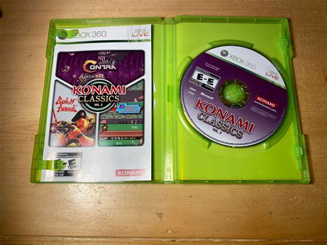 Konami Classics Vol 2 Microsoft Xbox 360 2009 Complete Wmanual