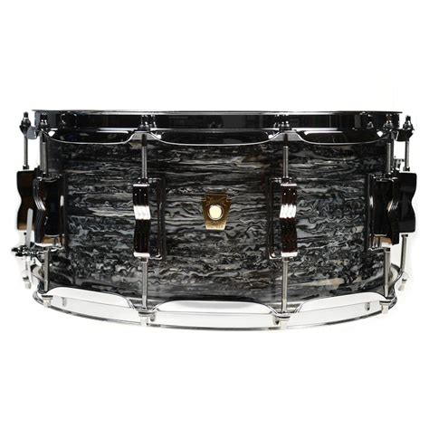 Ludwig 65x14 Classic Maple Snare Drum Vintage Black Oyster Chicago