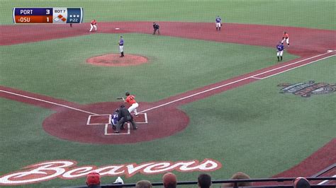 Oregon State Baseball Vs Portland Youtube