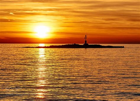 Sunset In Porec Croatia Porec Sunset Porec Croatia