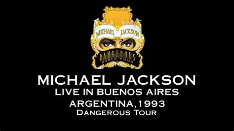 Michael Jackson Dangerous Tour Live In Buenos Aires Argentina
