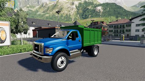 Ford F750 Dump Truck V 10 Fs19 Mods Farming Simulator 19 Mods