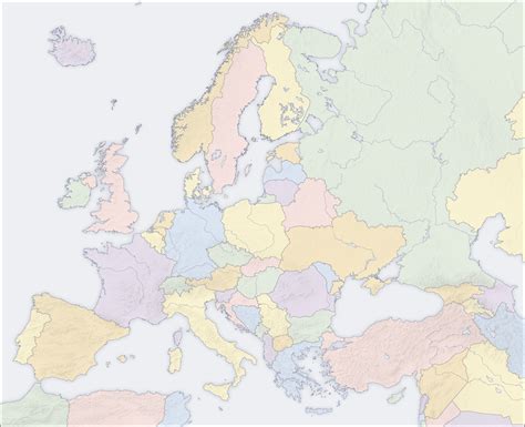 Europakarte zum ausmalen grundschule 1ausmalbilder.com. Europakarte (Politische Karte/ohne Namen) : Weltkarte.com ...