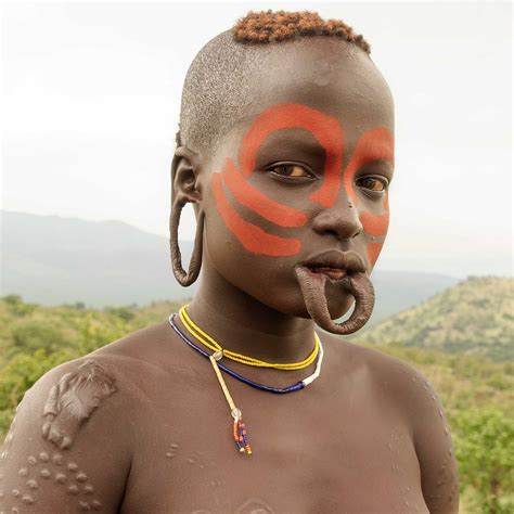 Mursi Woman Mago Valley Sth Ethiopia Rod Waddington Flickr
