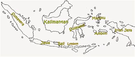 Peta Indonesia Beserta Nama Pulaunya Imagesee