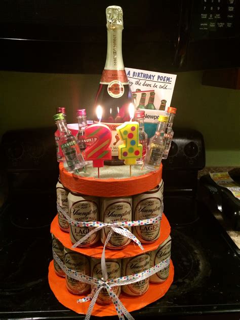 Shop for the perfect 22nd birthday gift from our wide selection of designs, or create your own personalized gifts. My 21st "birthday cake" for him :) | DIY | Pinterest ...