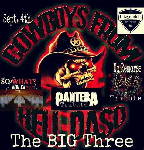 San Antonio Rocks Cowboys From Hell Paso Pantera Tribute So What