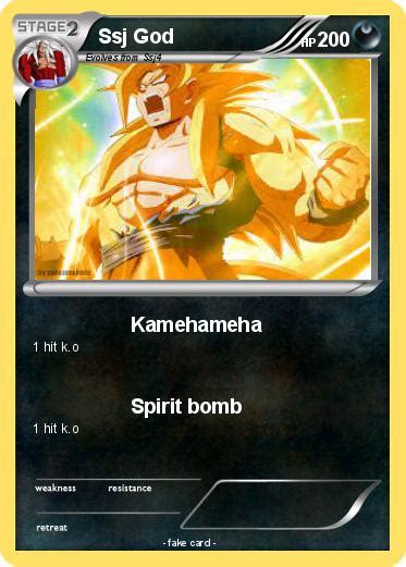 Pokémon Ssj God Kamehameha My Pokemon Card