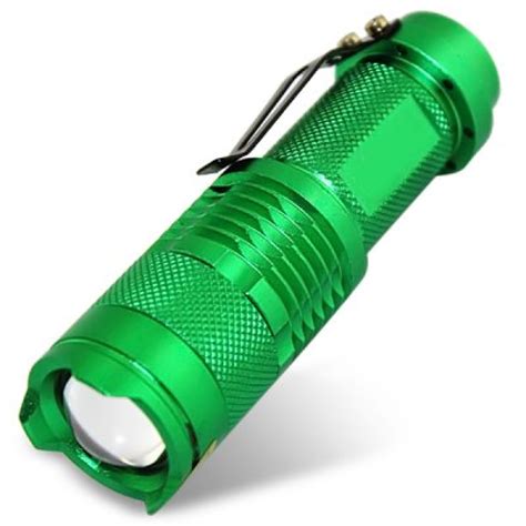 Ultrafire Sk68 300 Lumens Zoom Led Flashlight Green