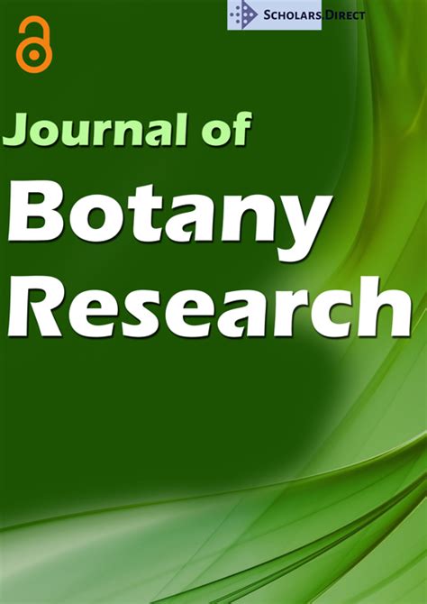 Journal Of Botany Research Best Scientific Journals