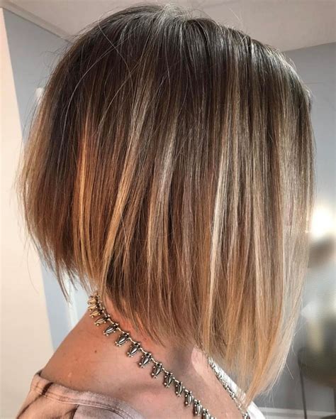 What are the best bob hairstyles for fine hair? Angled Bob For Straight Fine Hair | Bob haircut for fine ...