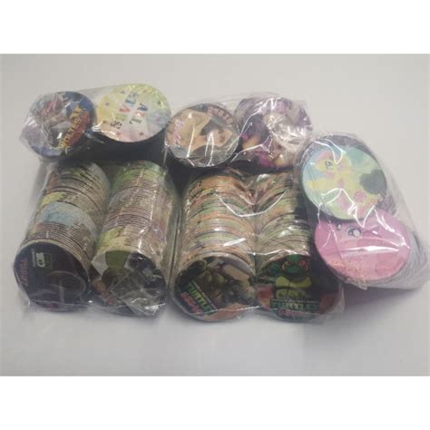 5pack 90pcs Pogs Assorted Random Characters Shopee Philippines