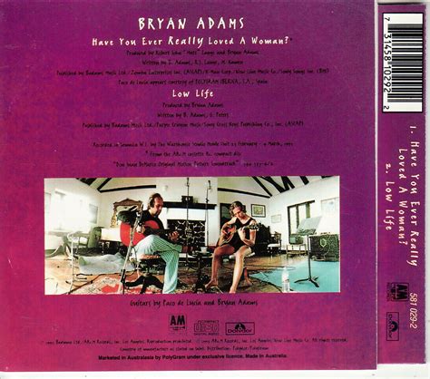 bryan adams have you ever really loved a woman cd single ebay