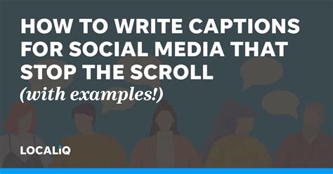 How To Write Captions For Social Media That Stop The Scroll