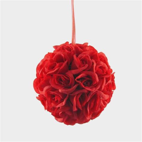 Wholesale 7 Red Rose Ball Blooms By The Box