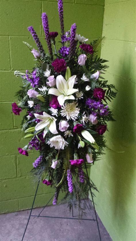 Casket sprays are floral arrangements specifically designed for the adornment of the casket. Check out this #beautiful #floral arrangement: Always ...