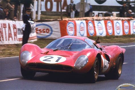 Ferrari 330p4 24 Hours Of Le Mans 1967 Ferrari Racing Ferrari Le Mans