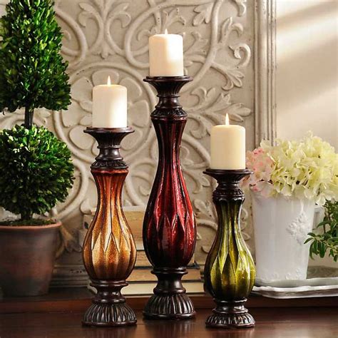 Handpainted Glass Candle Holder Set Of 3 From Kirklands Candle