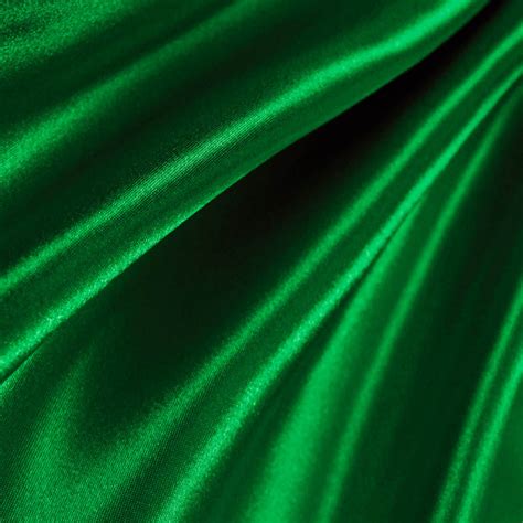Emerald Green Charmeuse Satin Fabric Ifabric