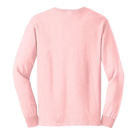 Gildan G2400 Ultra Cotton Long Sleeve T Shirt Light Pink