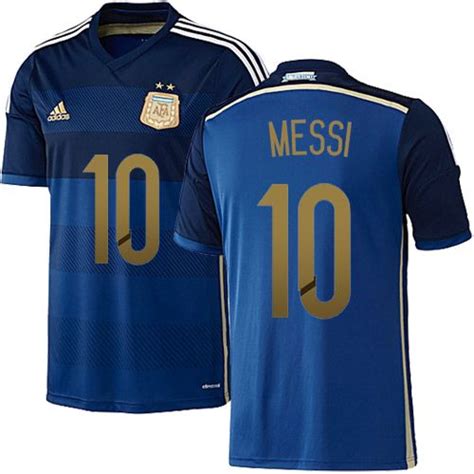 Lionel Messi Argentina Soccer Jersey 2014 World Cup 10 Adidas Youth