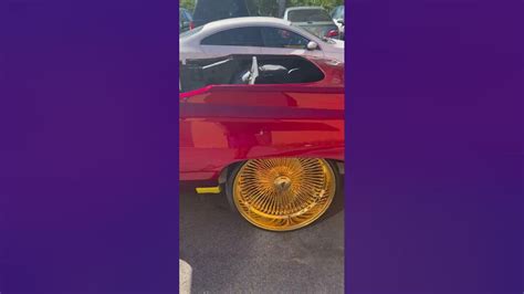 71 Chevy On Gold 24s Daytons Fresh Out My Paint Booth Youtube