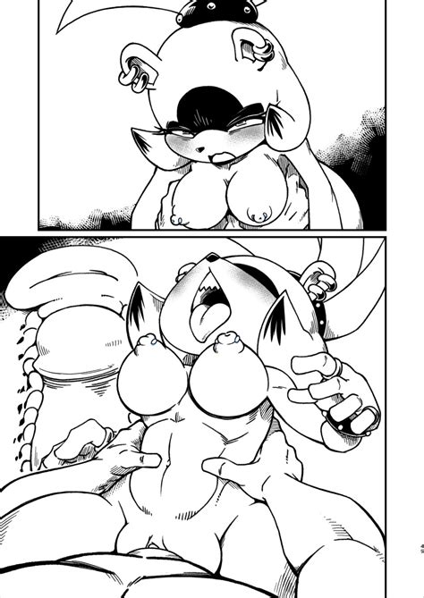 Aku Tojyo Surge The Tenrec Idw Publishing Sonic Series Absurdres Highres Breasts Comic