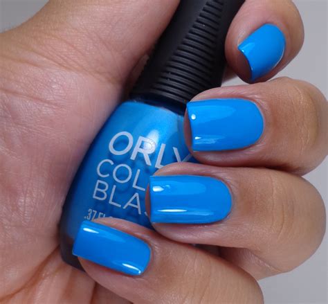 Orly Color Blast Bright Blue Neon Of Life And Lacquer