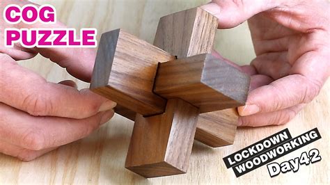 Make An Interlocking Wood Puzzle The Cog Puzzle Lockdown Day 42