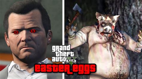 Gta 5 Easter Eggs And Scary Secrets Youtube