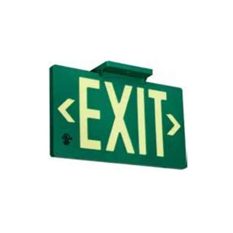 Buy Zing Green Products 7410 Exit Sign Glow Outdoor Two Sided
