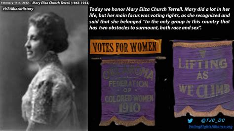 Today We Honor Mary Eliza Church Terrell Vrablackhistory
