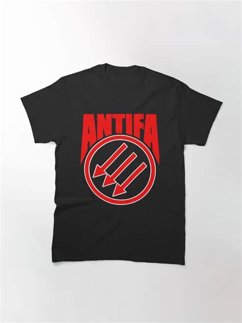 Antifa Anti Fascist T Shirt By Teledude Redbubble