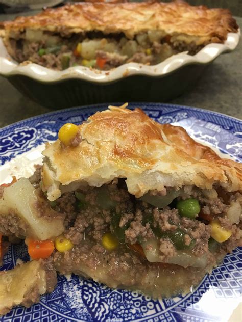 Easy Ground Beef Pot Pie Recipe Back To My Southern Roots