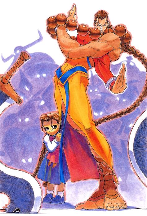 Donovan Baine And Anita From Darkstalkers ~ Vampire Savior Capcom Art