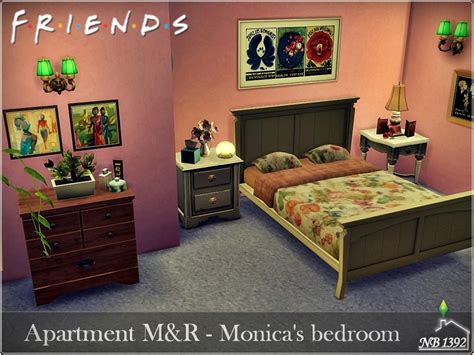 Monica and rachel both hated living there, and a few episodes later become determined to get their apartment back, kissing each other for one minute to convince chandler and joey to switch apartments again. nobody1392's Apartment M&R - Monica's bedroom - "Friends"