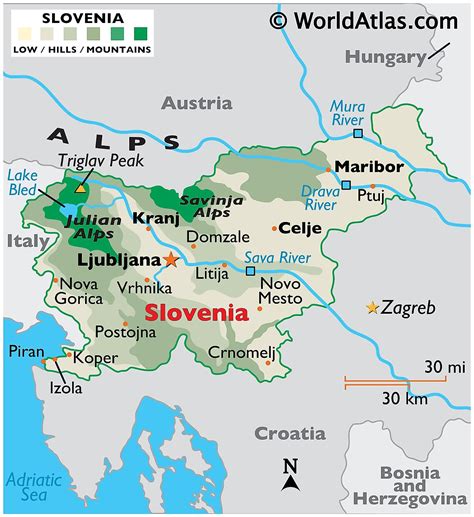 Mapas De Eslovenia Atlas Del Mundo
